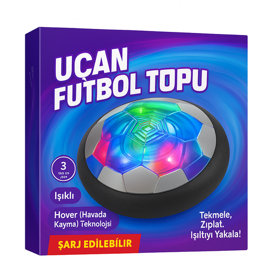 LED Işıklı Uçan Futbol Topu ile Sınırsız Eğlence!