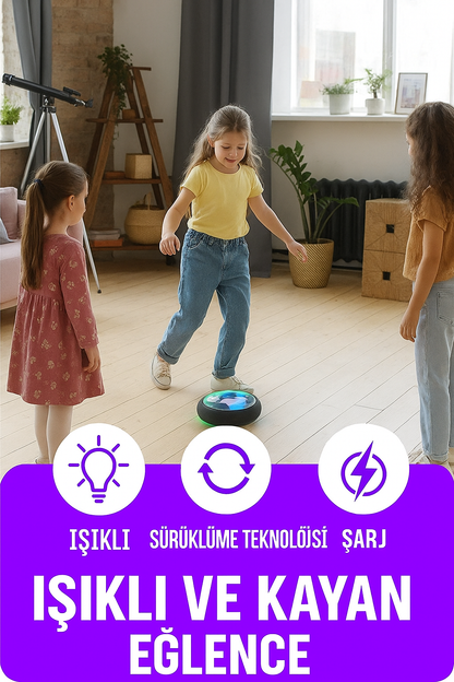 LED Işıklı Uçan Futbol Topu ile Sınırsız Eğlence!